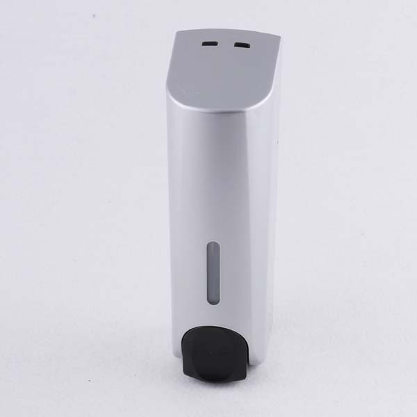 Plastic Wall Mount Soap Dispenser Black Bathroom Shower Shampoo Liquid Dispenser Set Hotel Mall Kitchen Soap Bottle 350ml