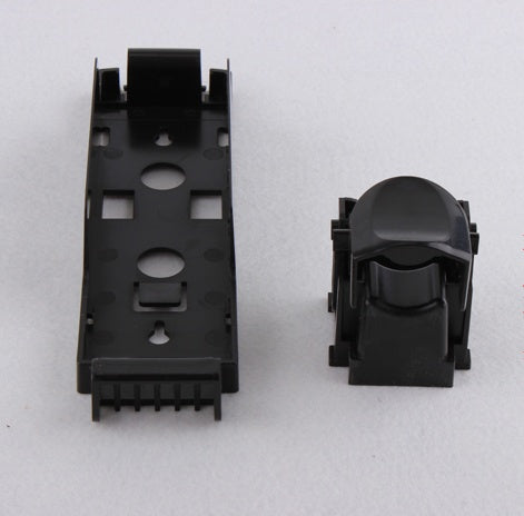 Plastic Wall Mount Soap Dispenser Black Bathroom Shower Shampoo Liquid Dispenser Set Hotel Mall Kitchen Soap Bottle 350ml