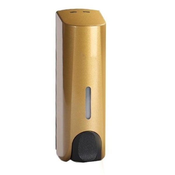 Plastic Wall Mount Soap Dispenser Black Bathroom Shower Shampoo Liquid Dispenser Set Hotel Mall Kitchen Soap Bottle 350ml